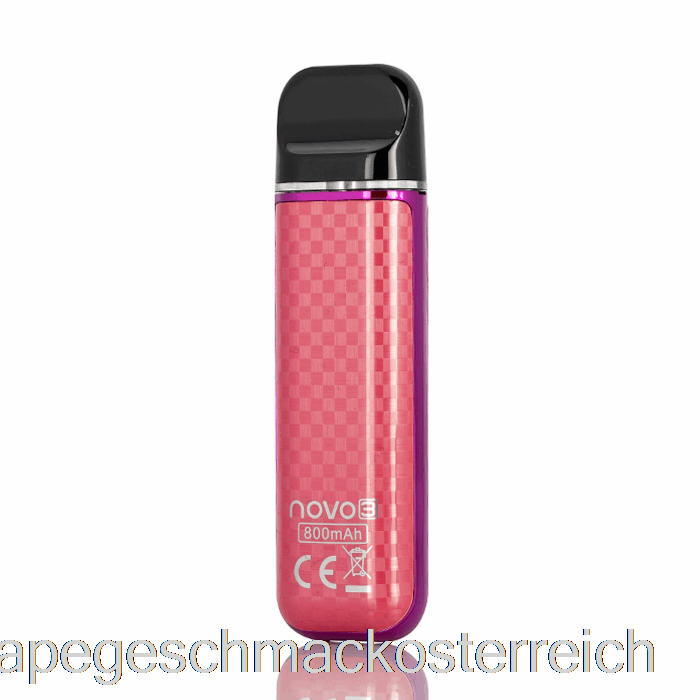 Smok Novo 3 25 W Pod-System, Lila-roter Kohlefaser-Vape-Geschmack